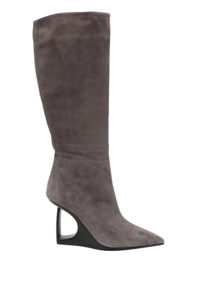 Vic Matie 100mm 'D' boots - Grey