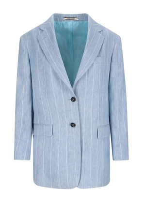 Tagliatore pinstriped blazer - Blue