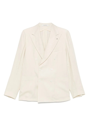 Tagliatore linen blazer - Neutrals