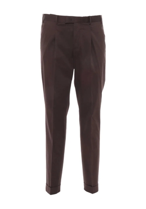 PT Torino pleated flap-pockets trousers - Brown