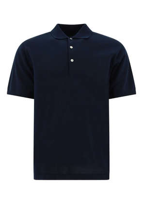 BEAMS PLUS button-down cotton polo shirt - Blue