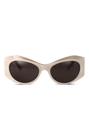 Balenciaga Eyewear geometric-frame sunglasses - Neutrals