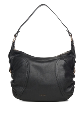 BIASIA ruched-detail shoulder bag - Black
