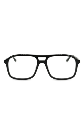 Peter And May oversize-frame glasses - Black