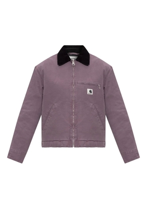 Carhartt WIP corduroy-collar jacket - Purple