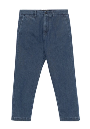 Incotex logo-embroidered jeans - Blue