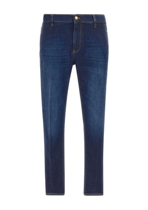 PT Torino four-pocket leather-patch jeans - Blue