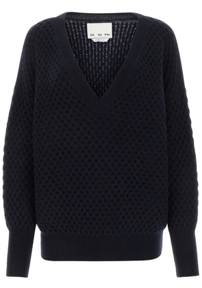 SA SU PHI cashmere jumper - Blue