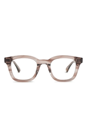 Peter And May square-frame glasses - Neutrals
