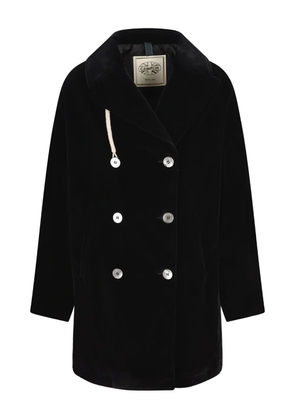 Camplin double-breasted coat - Black