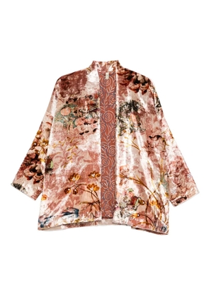 YAVI floral-print jacket - Pink
