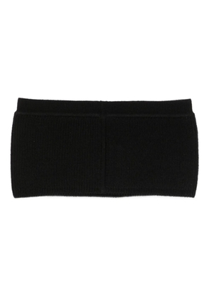Rick Owens fine-ribbed bandeau top - Black