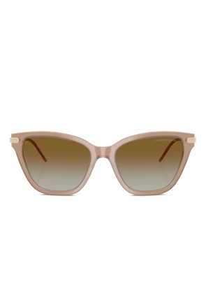 Emporio Armani cat-eye sunglasses - Brown