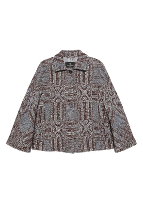 ETRO patterned jacket - Blue