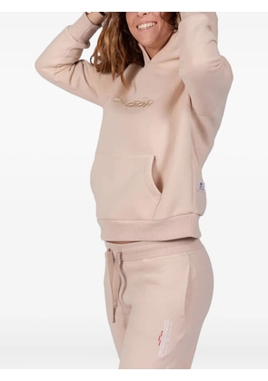 PODHIO logo-embroidered hoodie - Neutrals