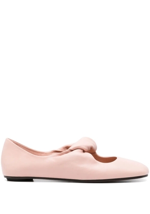 Alexander McQueen twist-detail ballet flats - Pink