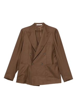 Tagliatore double-breasted blazer - Brown