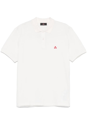 Peuterey logo-embroidered polo shirt - White