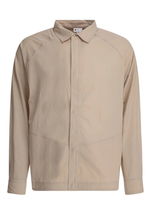 Goldwin button-fastening raglan-sleeve shirt - Neutrals
