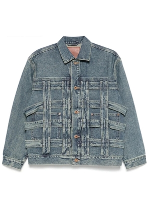 SUGARHILL basket-weave jacket - Blue