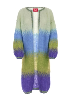 Rose Carmine ombré-effect cardigan - Neutrals