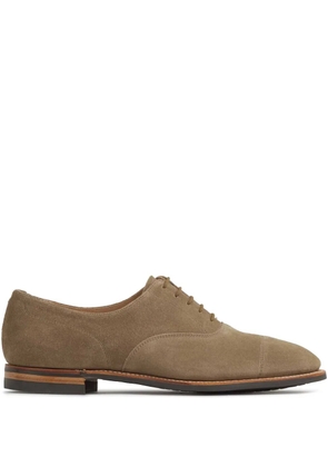 Crockett & Jones suede Oxford shoes - Neutrals