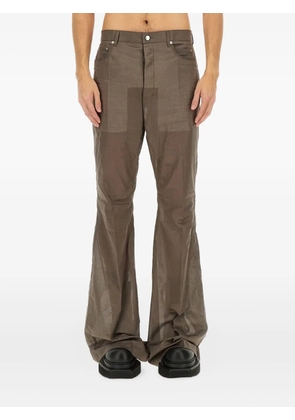 Rick Owens bootcut trousers - Brown
