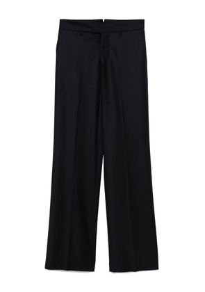 Berwich wool wide-leg trousers - Blue