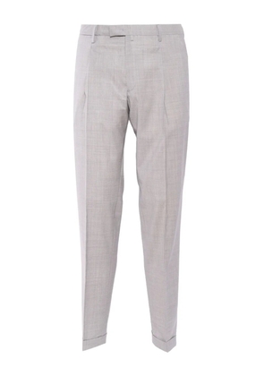 Briglia 1949 pleated cuffed tailored trousers - Grey