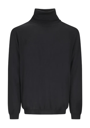 Lardini turtleneck wool sweater - Black