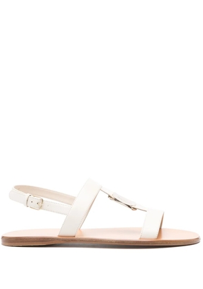 Ferragamo Capri leathers sandals - Neutrals