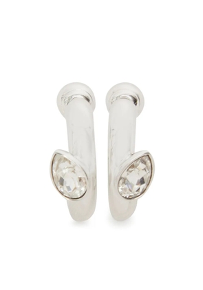 Swarovski Dextera hoop earrings (set of three) - White