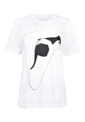 Askthedust Cat T-shirt - White