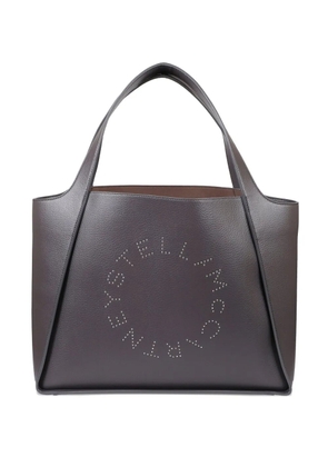 Stella McCartney logo cut-out tote bag - Grey
