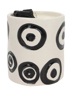 10 CORSO COMO x Love & Stones circle-pattern ceramic candle - White
