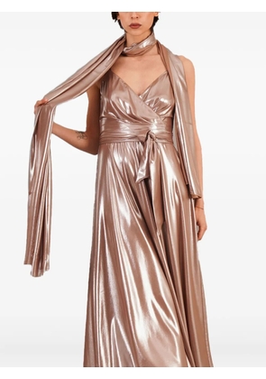 LE RJTANGE metallic draped scarf