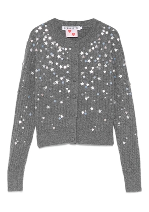 Bernadette cable-knit cardigan - Grey