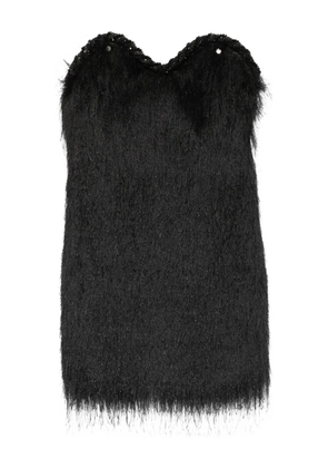 Amen fringed mini dress - Black