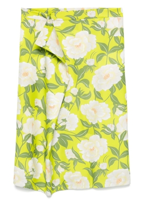 Kenzo 'Kenzo Peonies' midi skirt - Green
