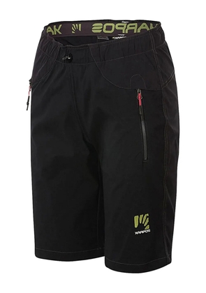 KARPOS logo-print shorts - Black