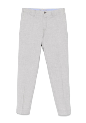 Incotex mélange-effect trousers - Grey