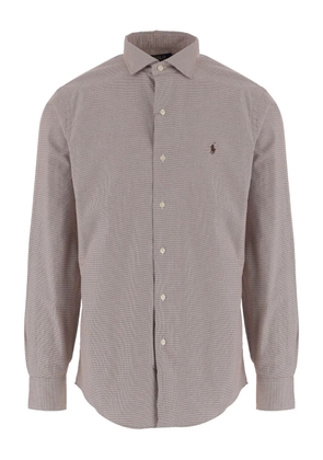 Polo Ralph Lauren checked-pattern cotton shirt - Brown