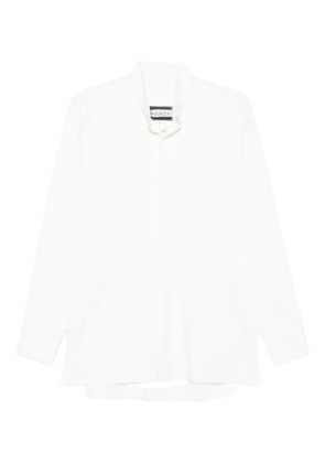 HAMZA mandarin-collar shirt - White