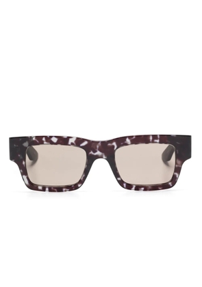 Alexander McQueen Eyewear rectangle-frame sunglasses - Black