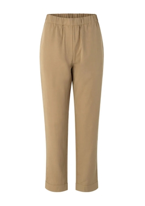 SAMSOE SAMSOE Hoys elasticated-waist tapered trousers - Neutrals