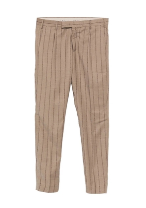 PT Torino stripe-pattern trousers - Brown
