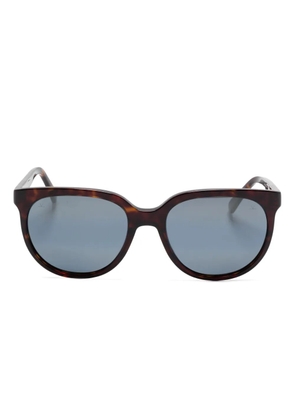 Vuarnet oval-frame sunglasses - Brown