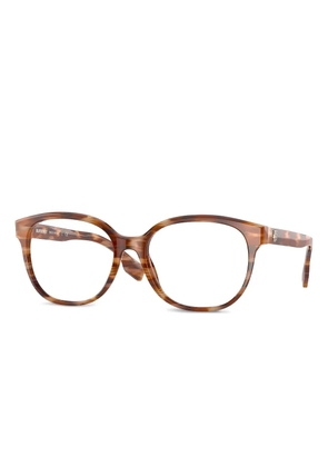 Burberry square-frame glasses - Brown