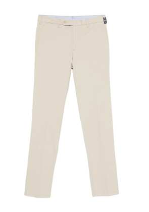 Rota cotton blend straight-leg trousers - Neutrals