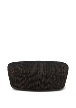 Loro Piana leather hat - Black